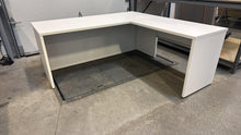 Load image into Gallery viewer, Used Haworth White Workstations – L-Shape &amp; Straight Desks
