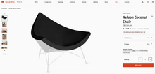 Load image into Gallery viewer, Used Vintage Herman Miller Coconut Chair - George Nelson Vitra Design
