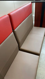 National Fringe High-Back Lounge Couch
