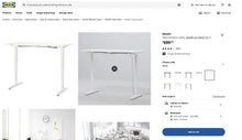 Load image into Gallery viewer, Used Ikea Bekant Electronic Sit-Stand Desk
