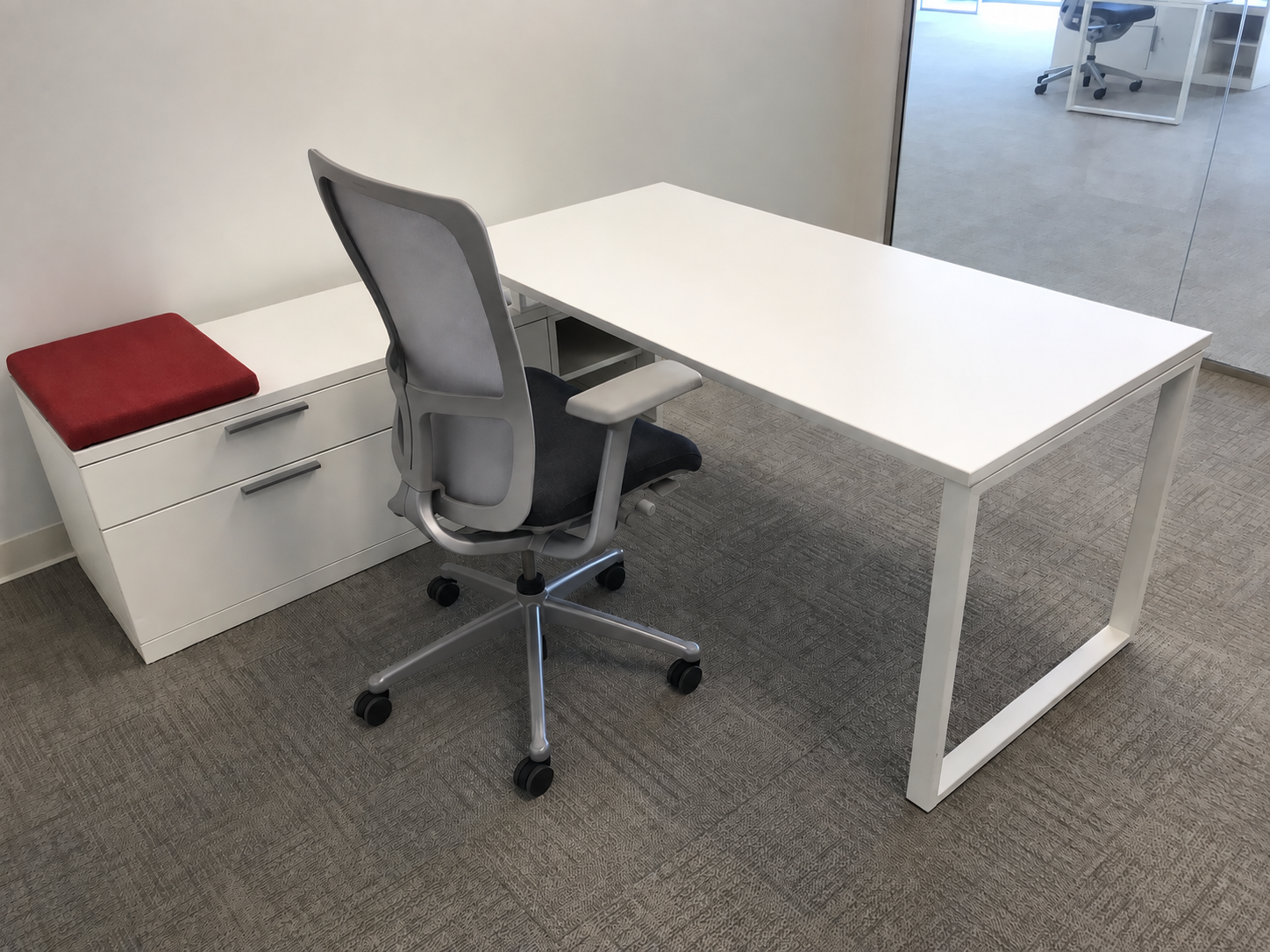 Herman Miller Executive Credenza Desk
