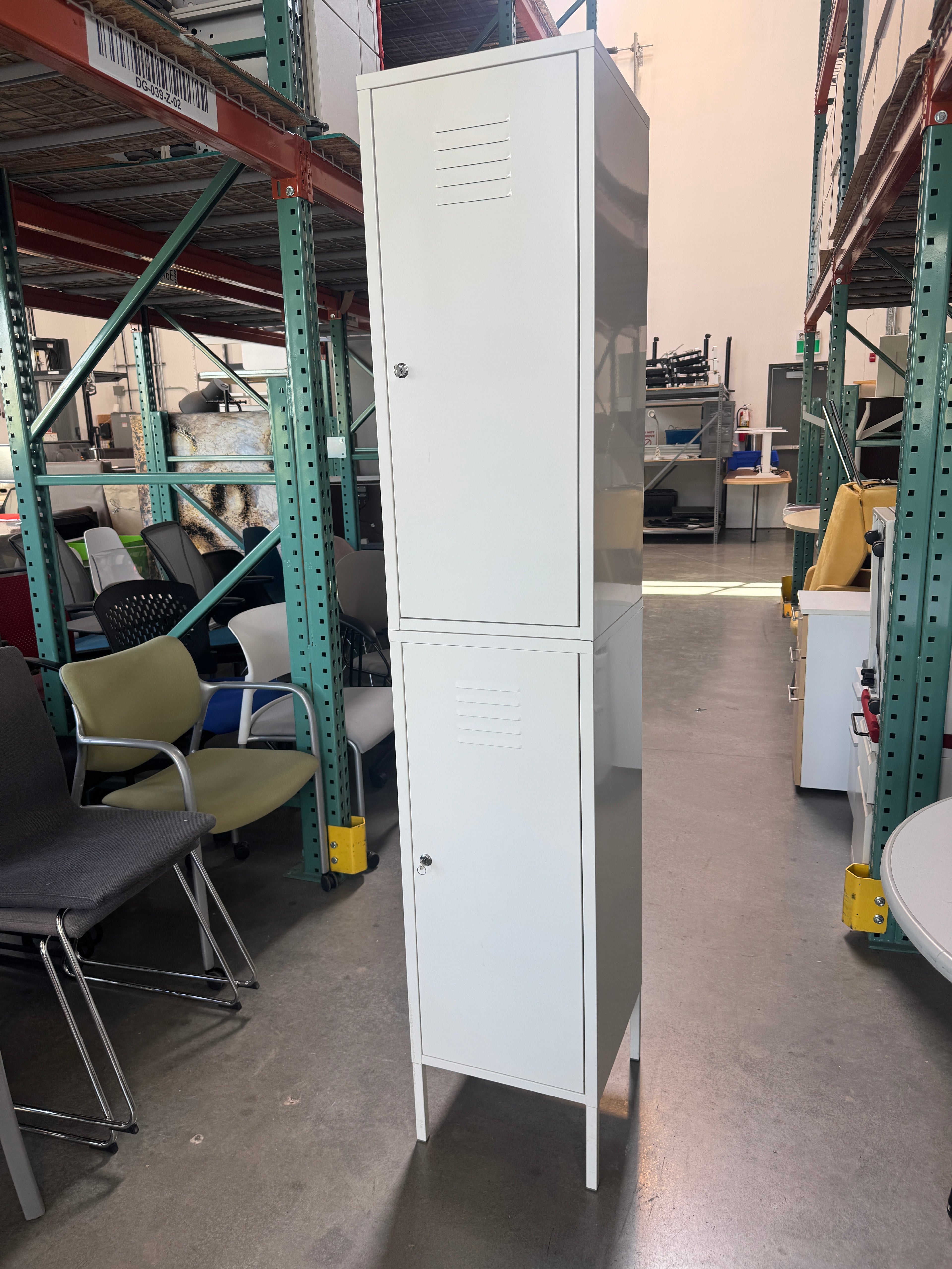 IKEA Metal Storage Cabinet / Locker Tower – White