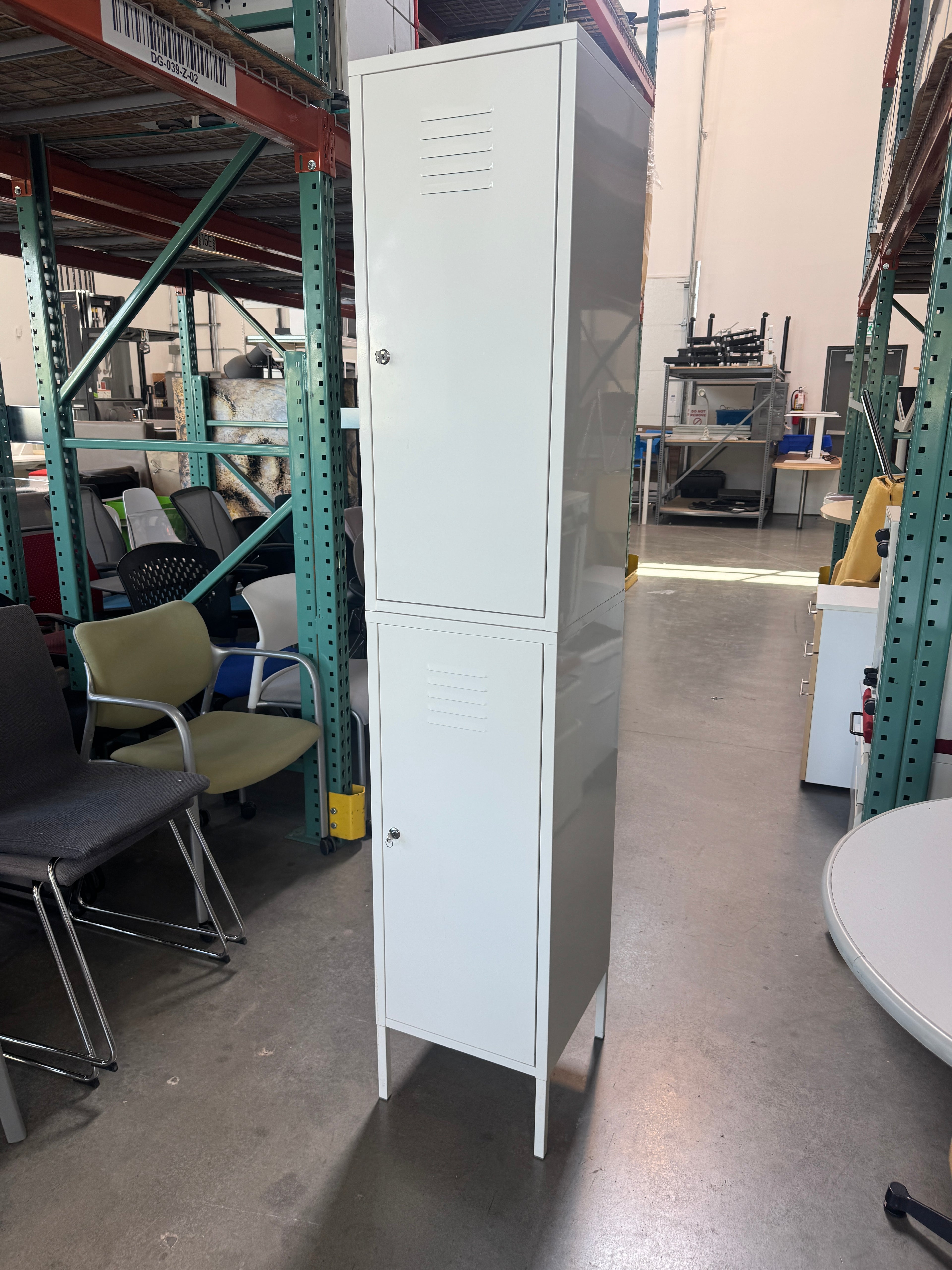 IKEA Metal Storage Cabinet / Locker Tower – White