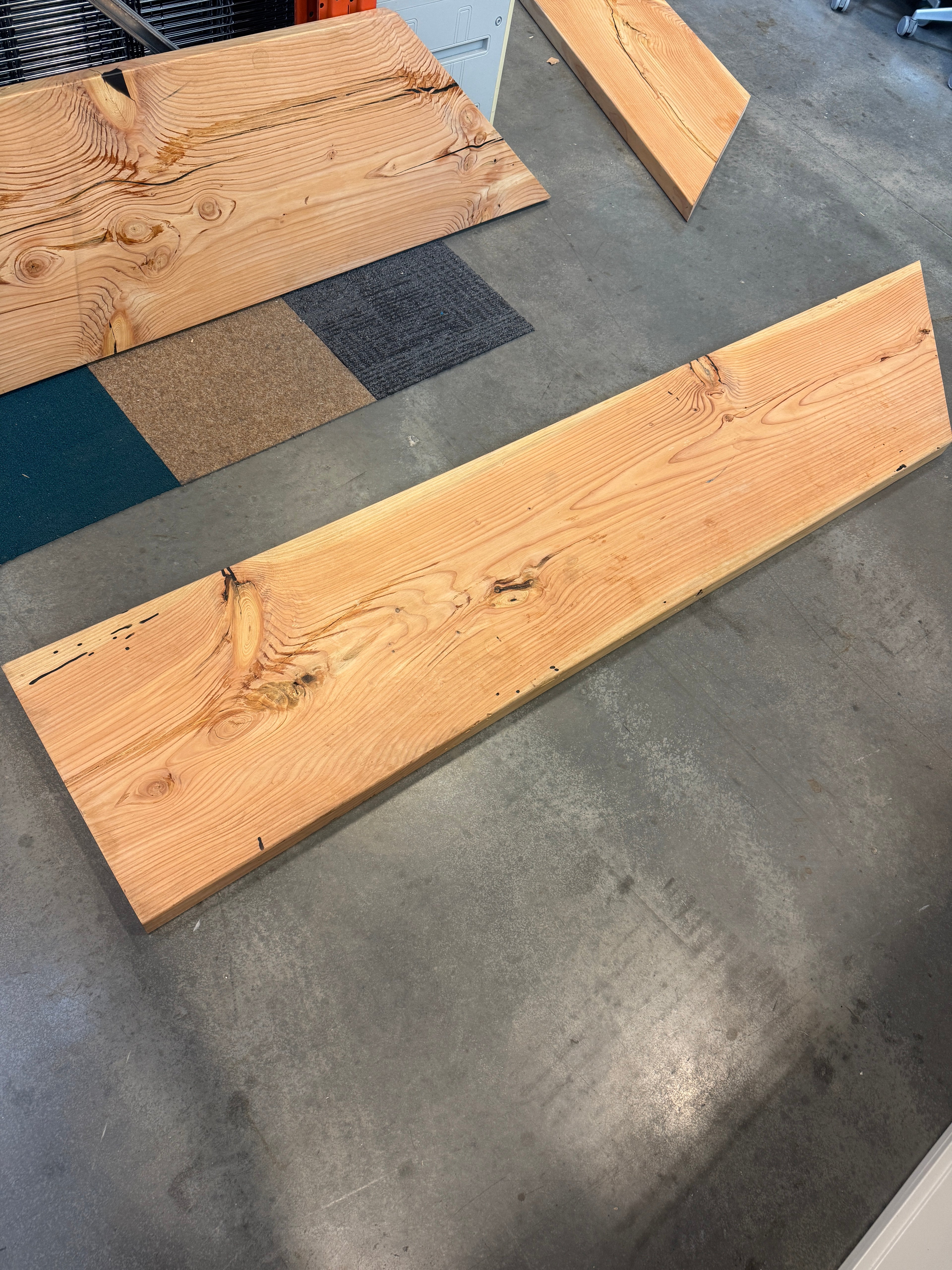 Reclaimed Old-Growth Fir Live Edge Slabs / Custom Countertop Pieces