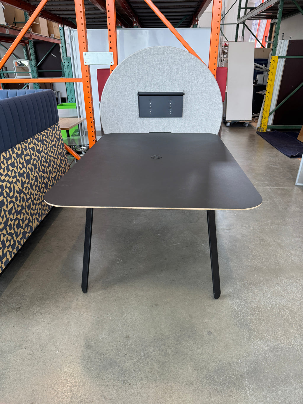 Watson Haven Collaborative Meeting Table w/ Privacy Screen & Power
