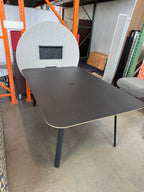 Watson Haven Collaborative Meeting Table w/ Privacy Screen & Power