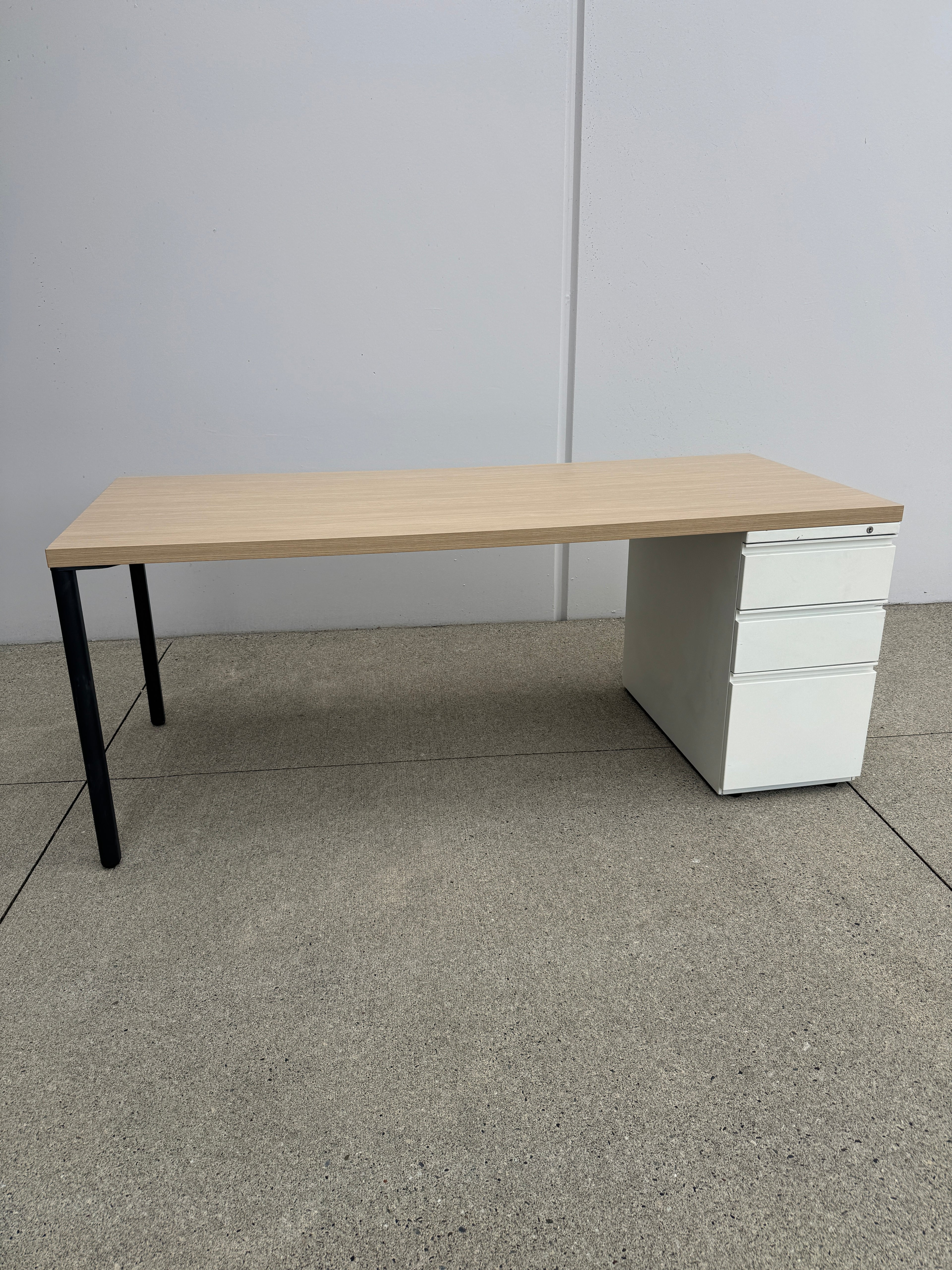 Herman Miller Thick Top Desk w/ Storage