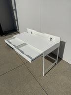 White Ikea Alex Desk w/ Storage
