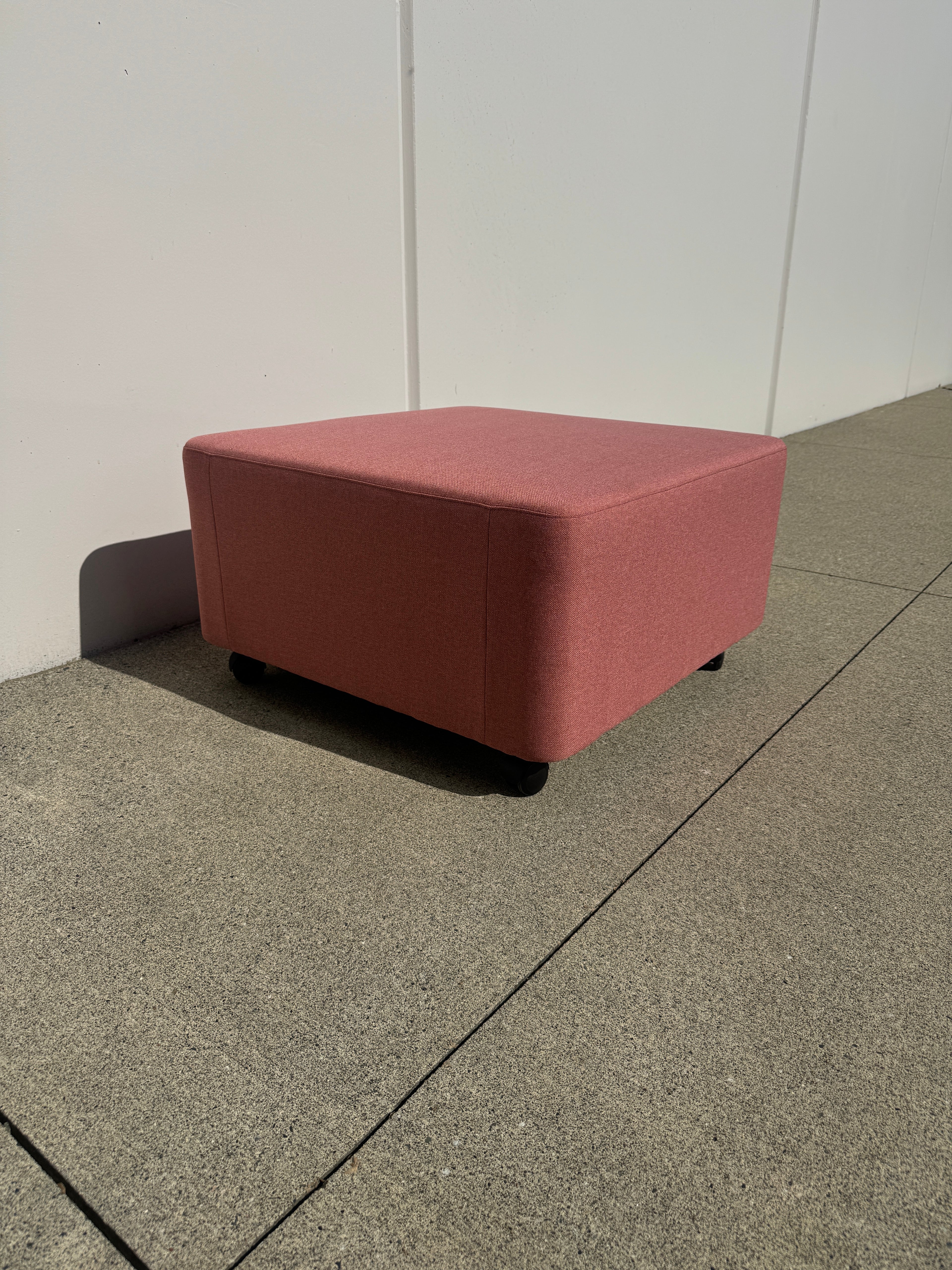 Authentic Herman Miller / Geiger Plex Rolling Ottomans