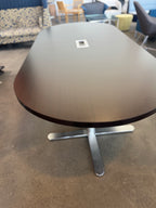 Modern 8 Foot Espresso Boardroom / Conference Table