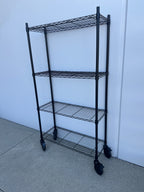 Heavy Duty Uline Rolling Wire Shelving Unit