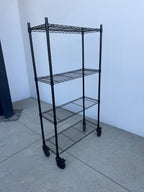 Heavy Duty Uline Rolling Wire Shelving Unit
