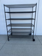 Heavy-Duty Uline Wire Shelving Unit on Locking Casters – 60”W x 30”D x 78”H