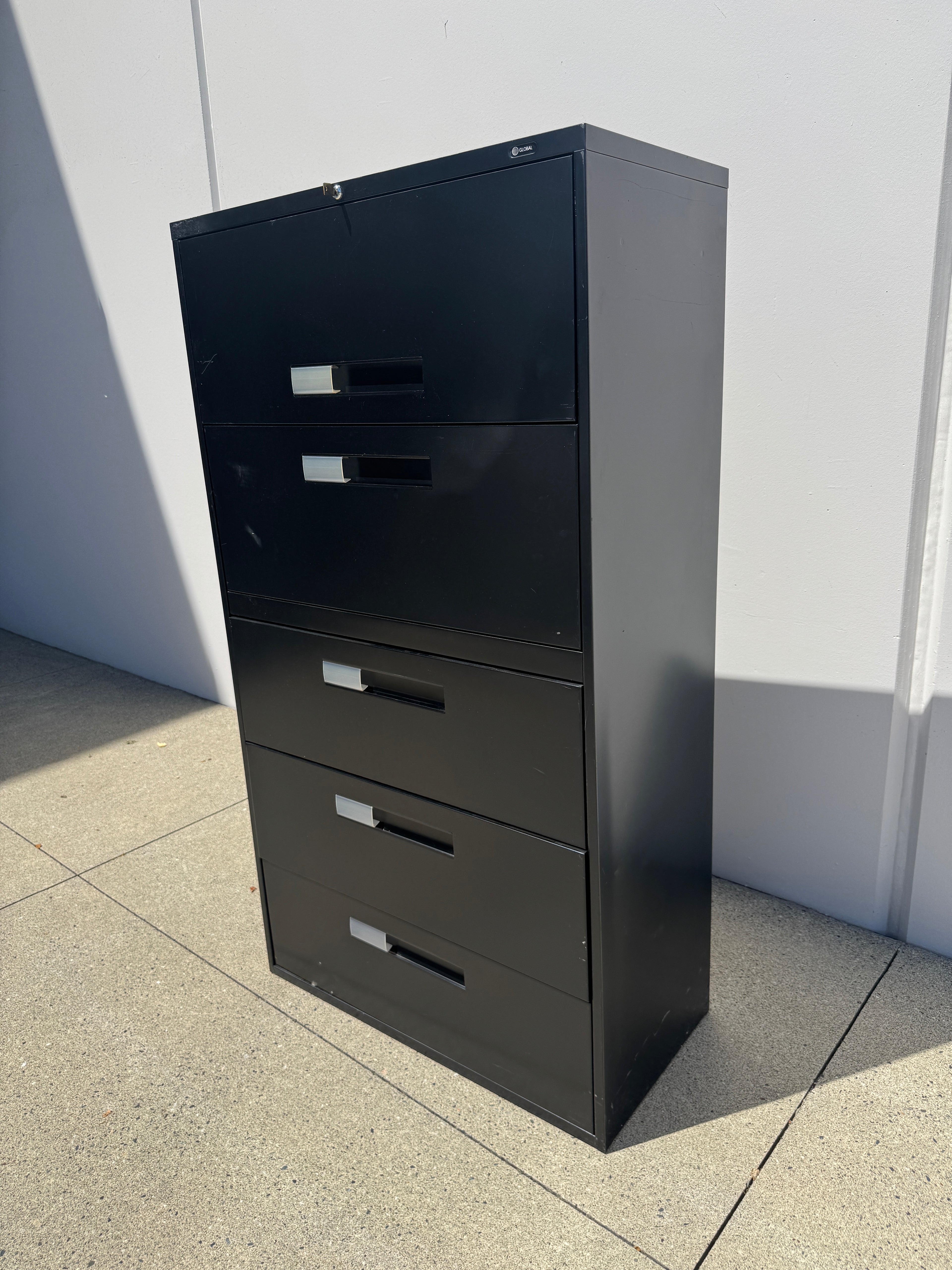 Global 5-Drawer Lateral Filing Cabinet