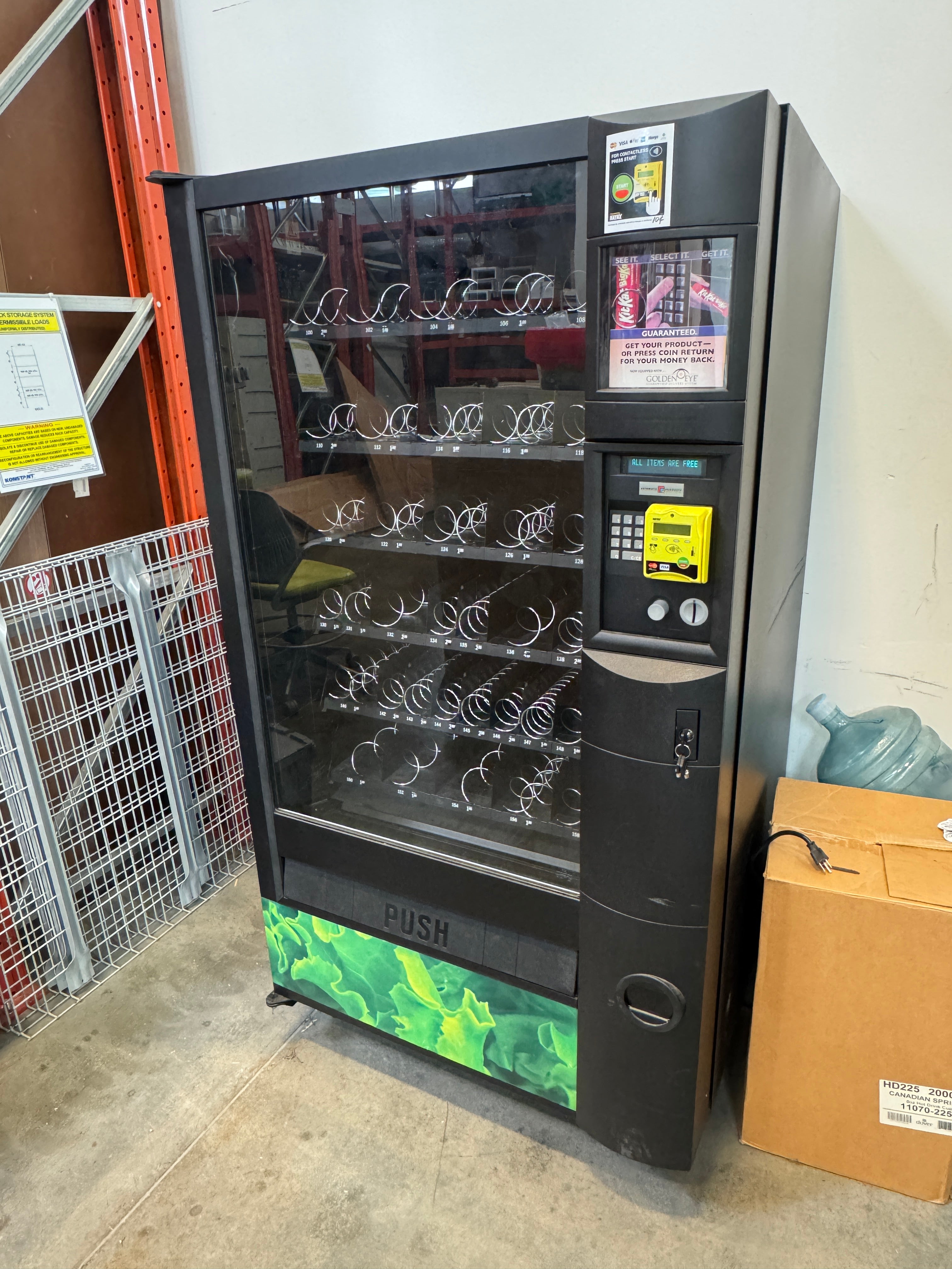 Automatic Products Premier Snack Series 933D Vending Machine