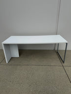 Steelcase Modern Office Desk – 72" x 30" White Workstation