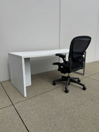 Steelcase Modern Office Desk – 72" x 30" White Workstation