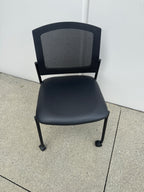 Global Mesh-Back Guest / Meeting Chairs on Casters