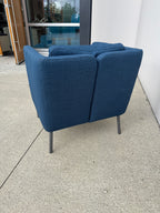 IKEA CARB P2 Lounge Chair – Blue Fabric Accent Chair