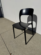 RC Noa Plastic Stacking Chairs – Black