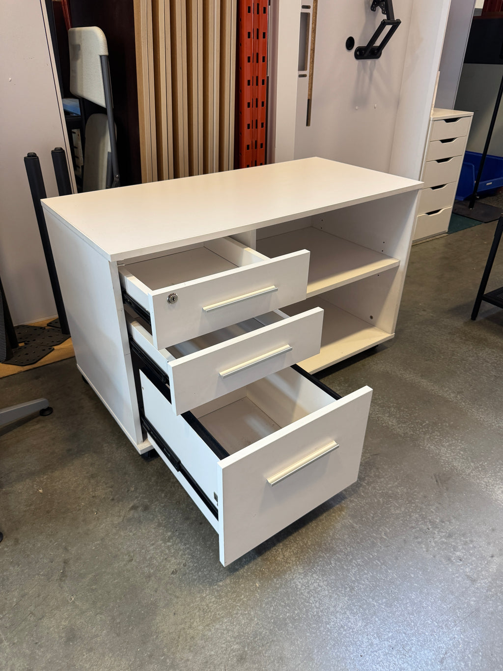 Teknion Mobile Credenza Storage Unit