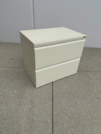 Herman Miller 2-Drawer Lateral File Cabinet w/ Solid Wood Top