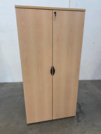 Maple Locking Office Wardrobe Cabinet