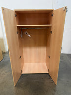 Maple Locking Office Wardrobe Cabinet