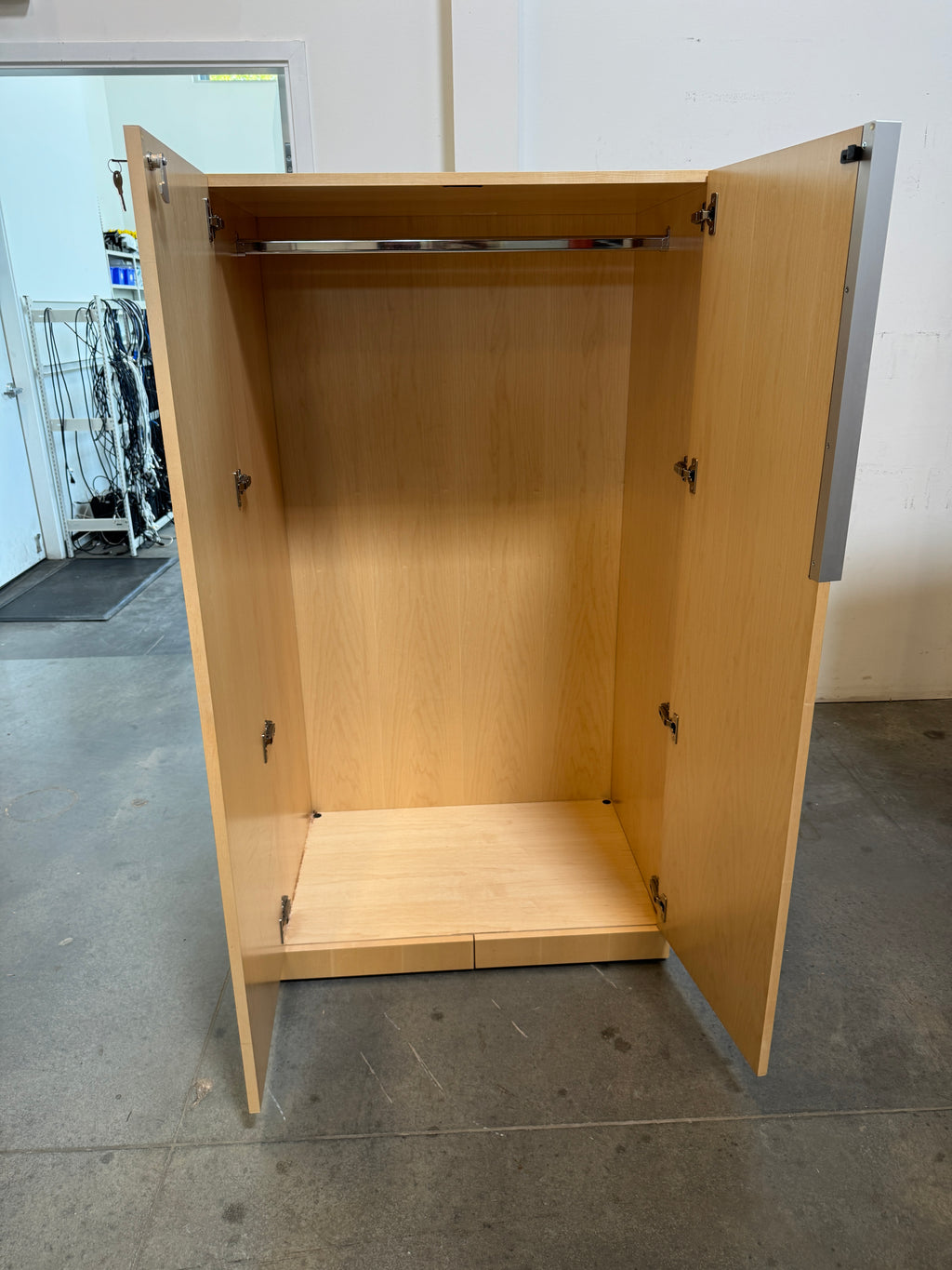 Steelcase Locking Wardrobe Cabinet