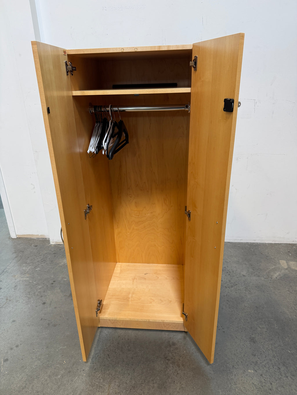 David Lane Locking Wardrobe Cabinet