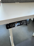 Workspace 48" Electric L-Shape Sit-Stand Desk with Privacy Panels
