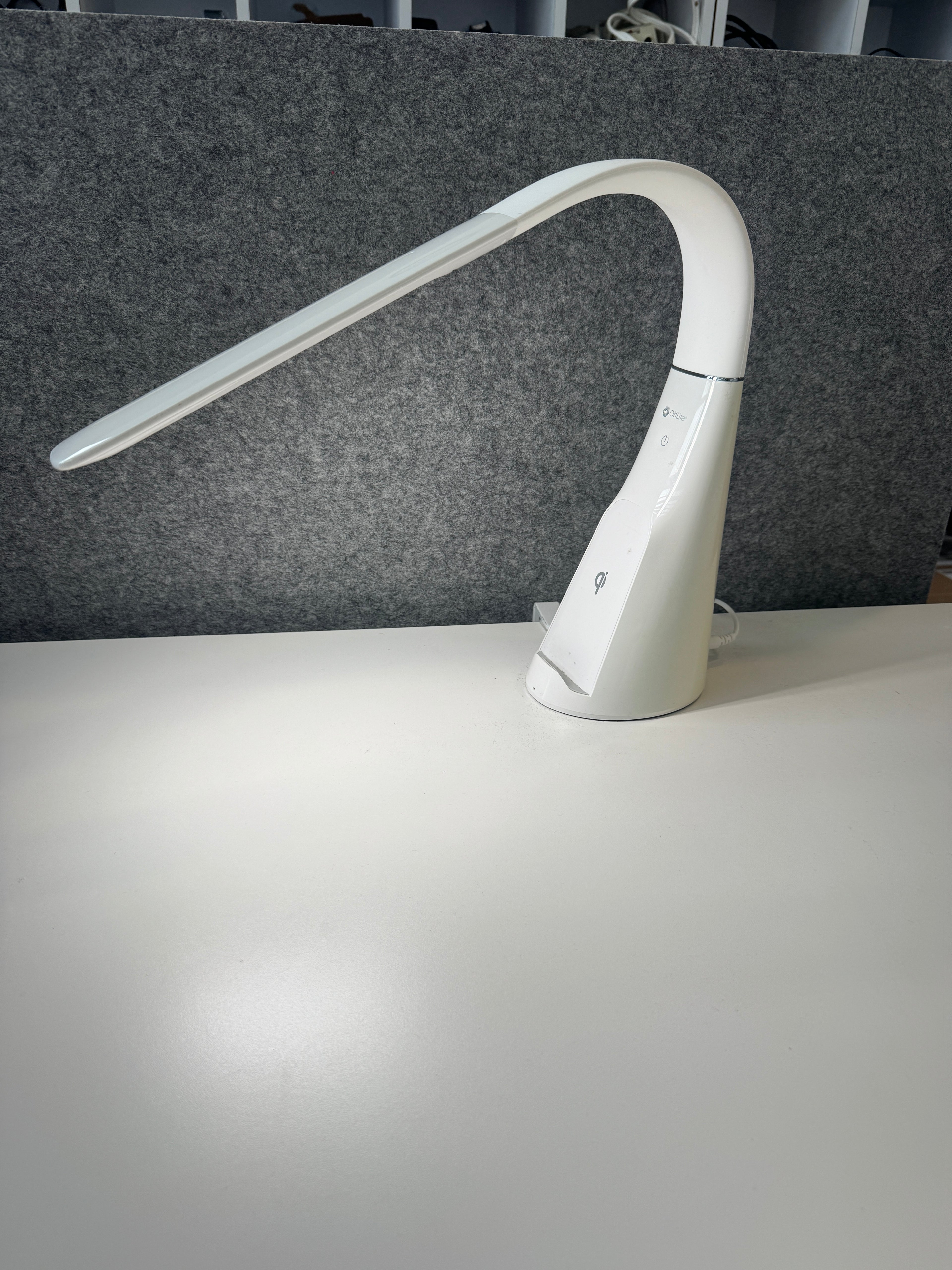 OttLite Wireless Charging LED Desk Lamp with Phone Stand