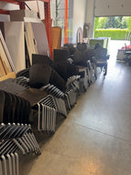 Herman Miller Caper Stacking Chairs on Casters