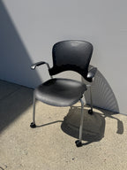 Herman Miller Caper Stacking Chairs on Casters