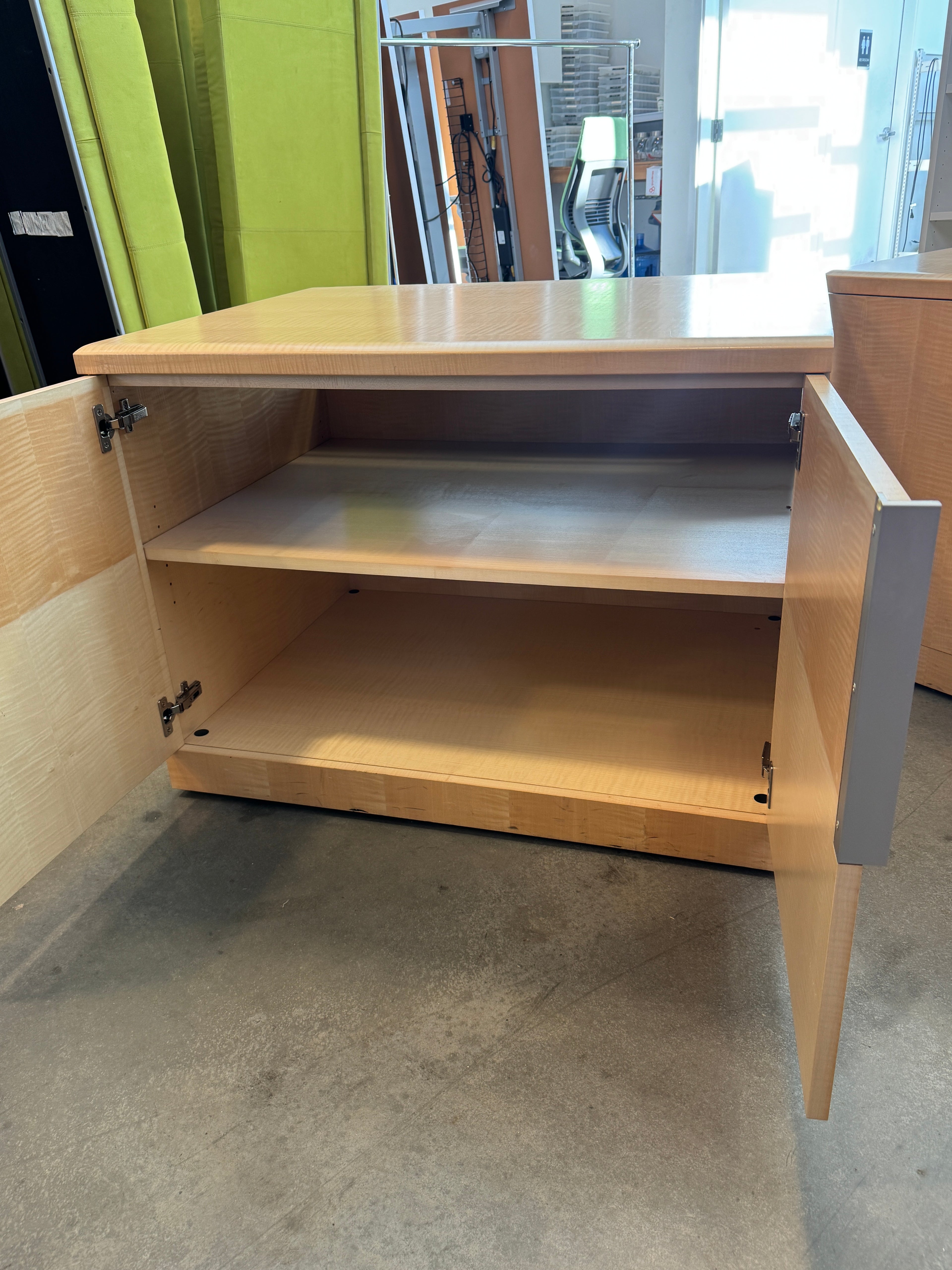 Steelcase Wood Storage Cabinet / Credenza