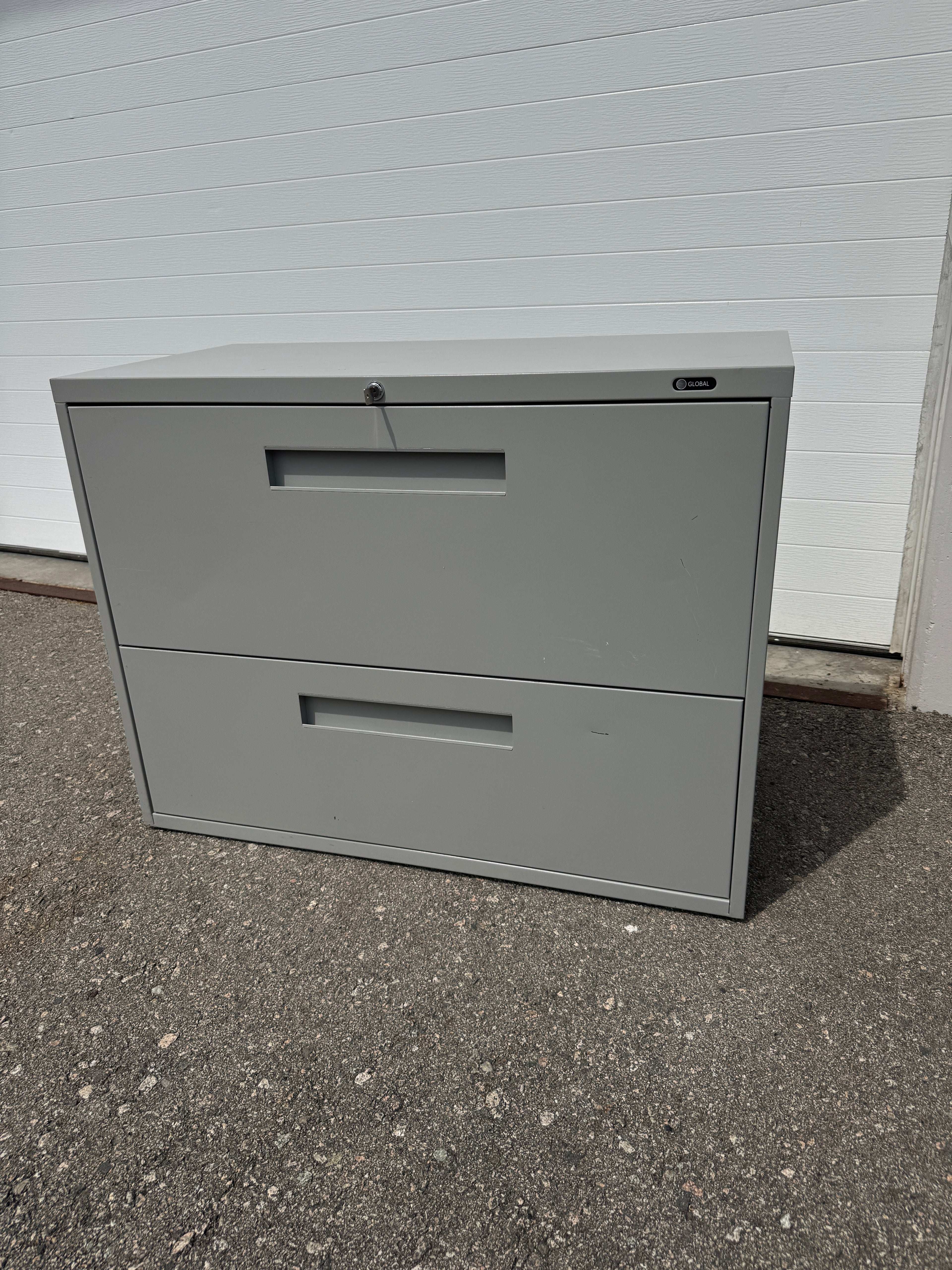 Global 2-Drawer Lateral Filing Cabinet – 36" Wide