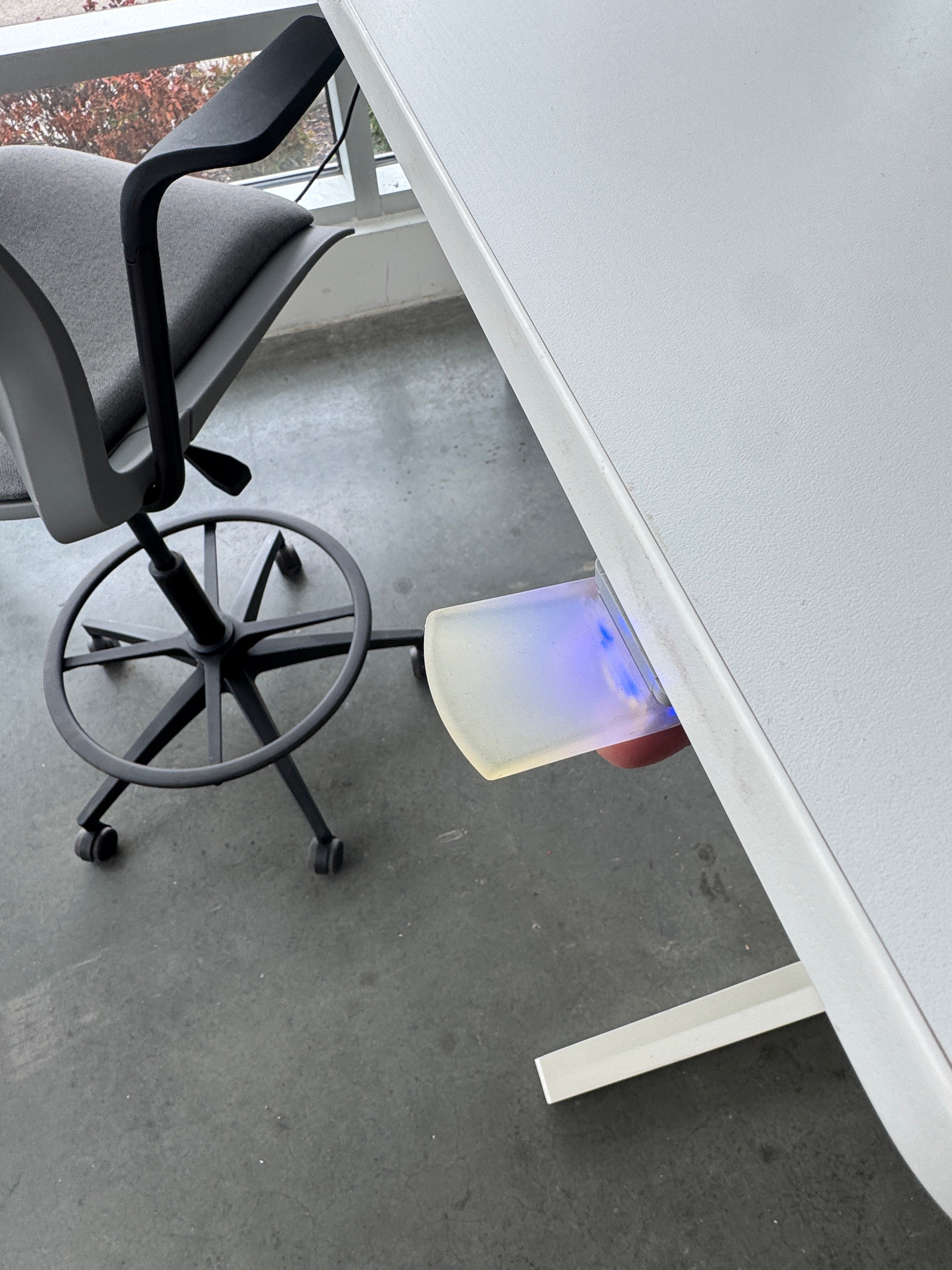 Herman Miller Renew Electric Height Adjustable L-Shaped Desk