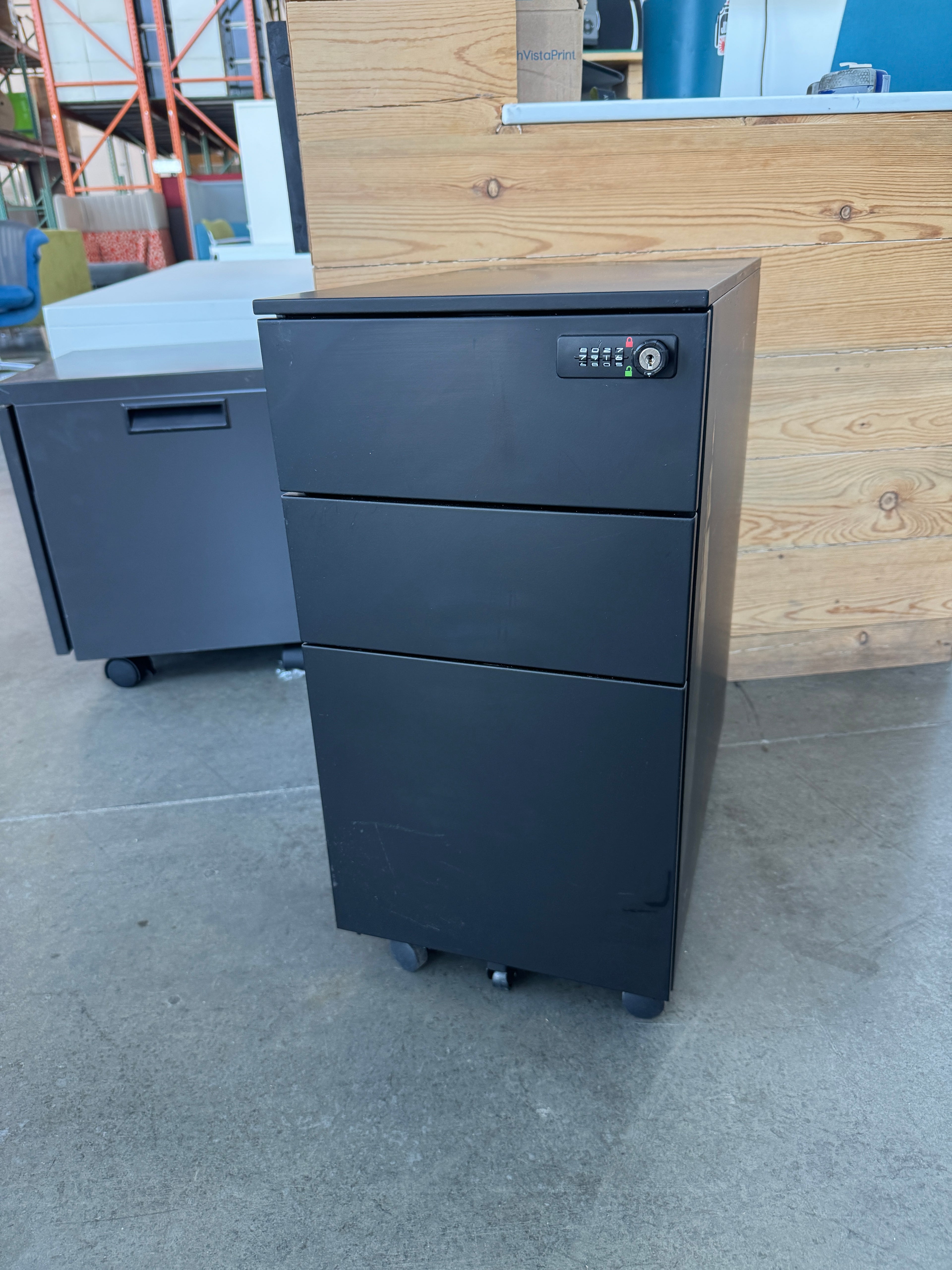Mobile Under Desk Storage Pedestal – Combo Lock