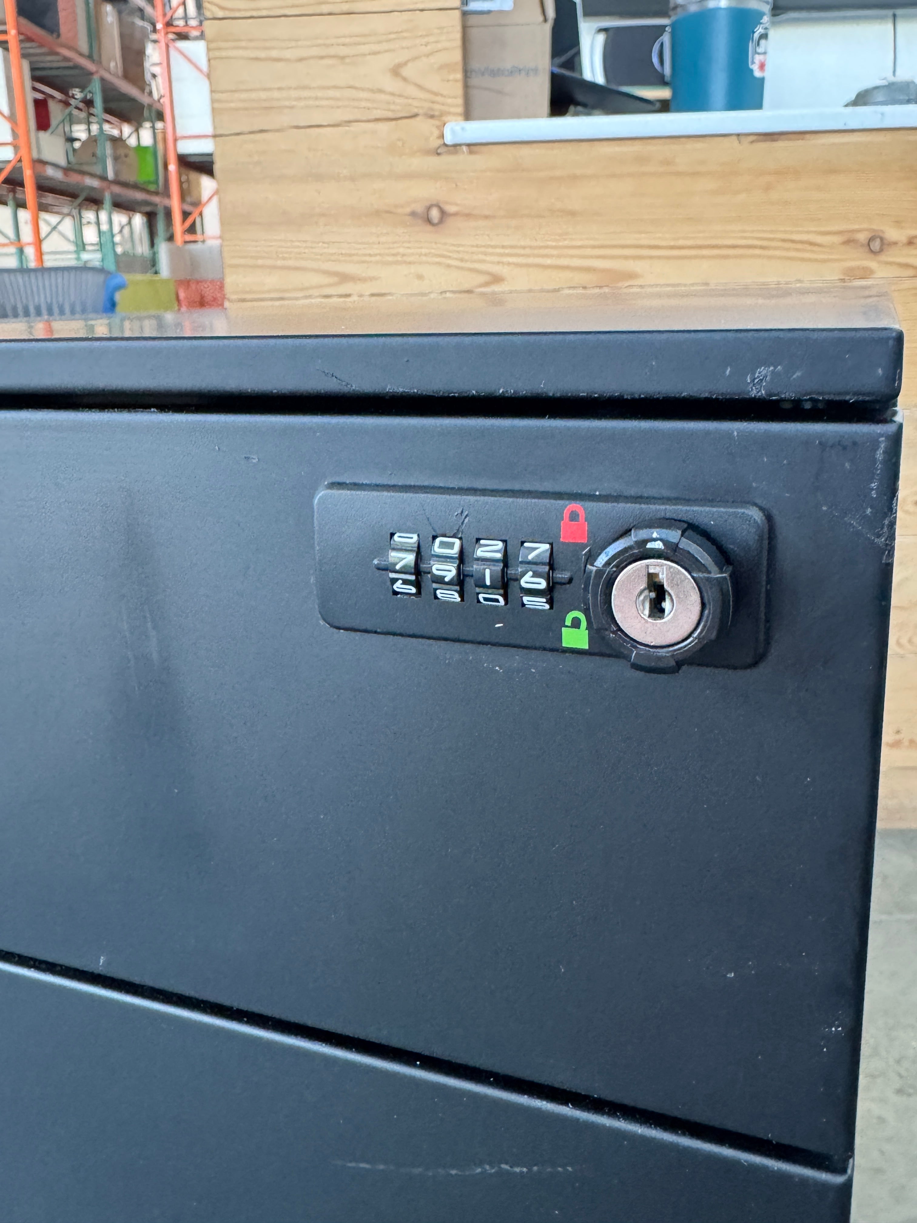 Mobile Under Desk Storage Pedestal – Combo Lock
