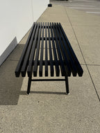 Gus* Modern Transit Bench – Black Ash