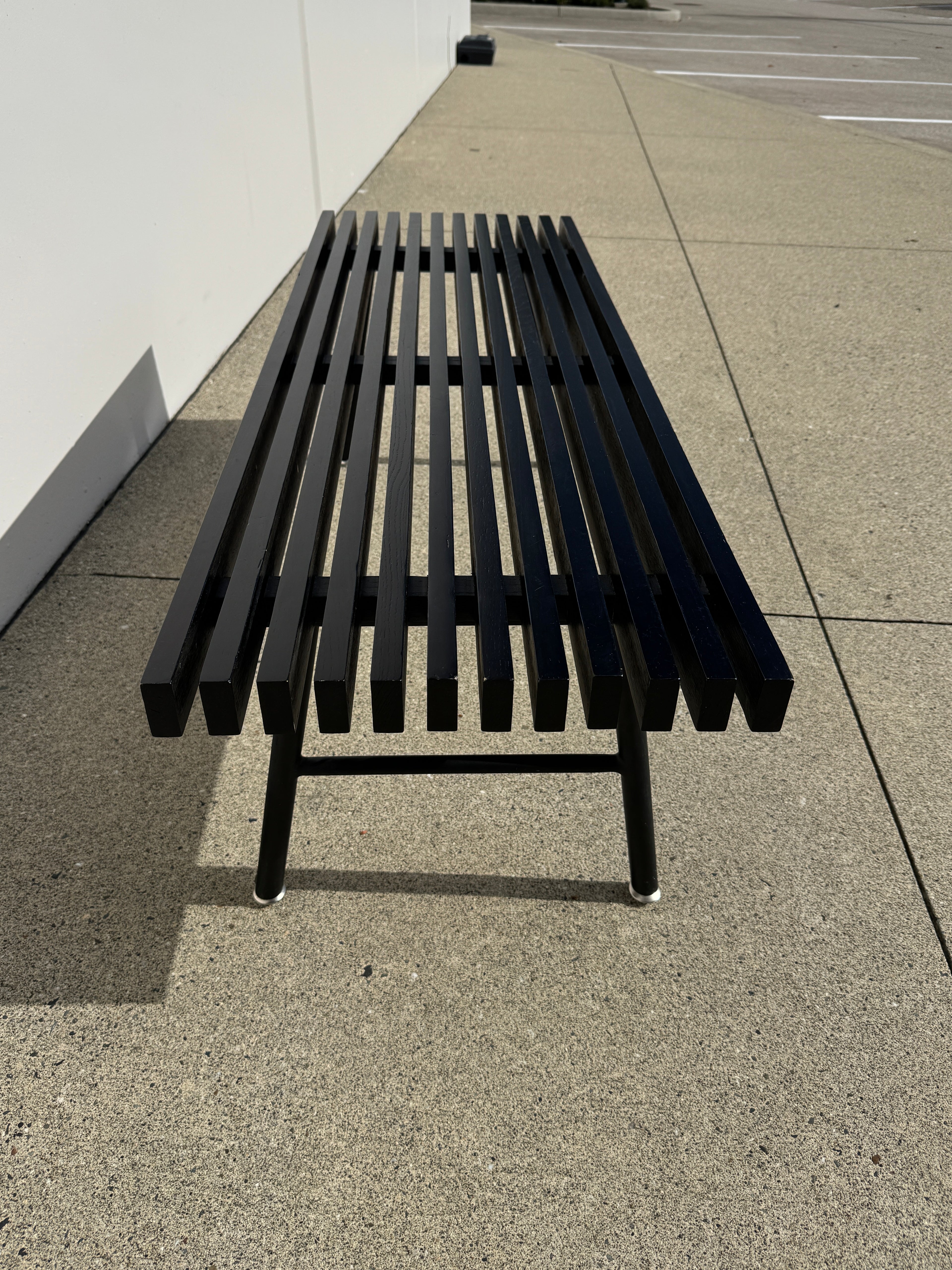 Gus* Modern Transit Bench – Black Ash