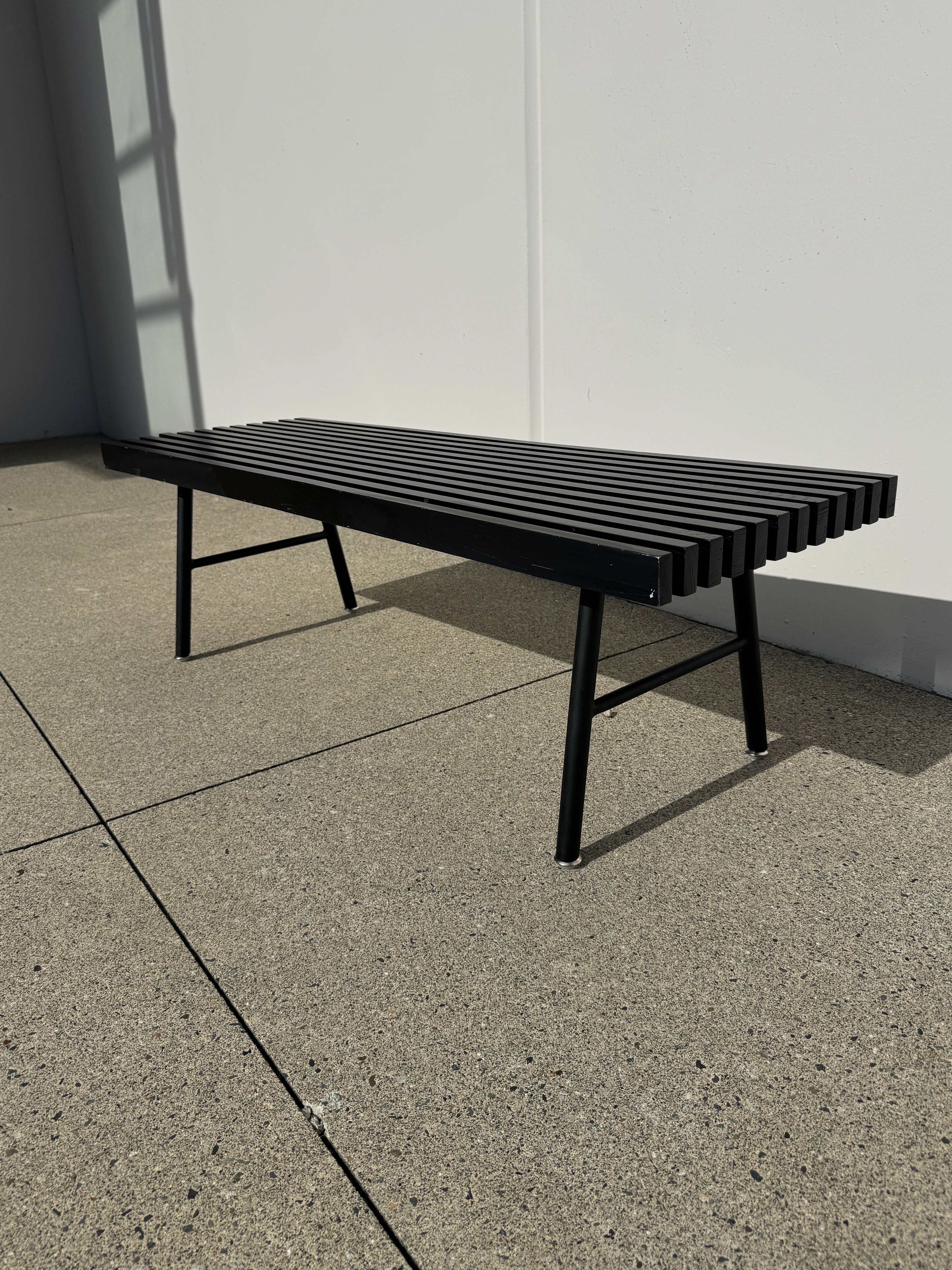 Gus* Modern Transit Bench – Black Ash