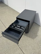 Steelcase 2-Drawer Locking Mobile Pedestal