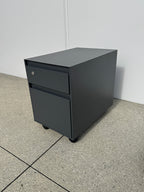 Steelcase 2-Drawer Locking Mobile Pedestal