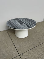 Modern Marble Pedestal Coffee Table