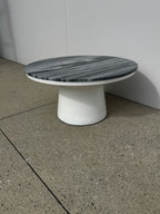 Modern Marble Pedestal Coffee Table