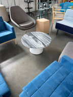 Modern Marble Pedestal Coffee Table