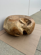 Solid Teak Root Coffee Table / Sculptural Accent Table