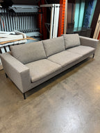 Modern Gray Fabric Sofa