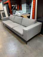 Modern Gray Fabric Sofa